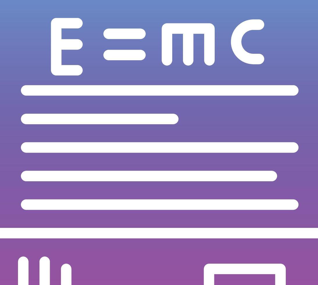 Formula Vector Icon