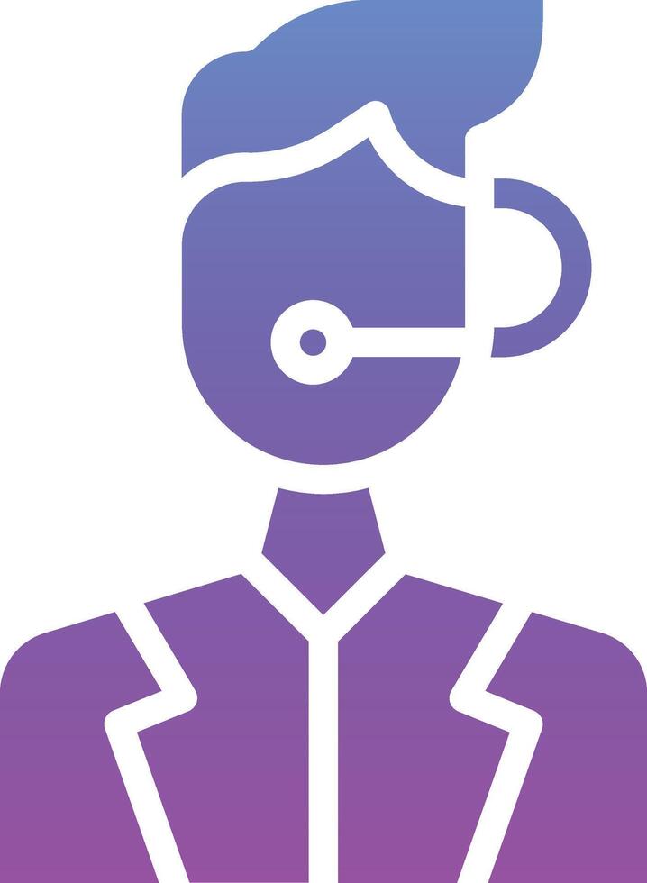 Customer Service Agent Vector Icon