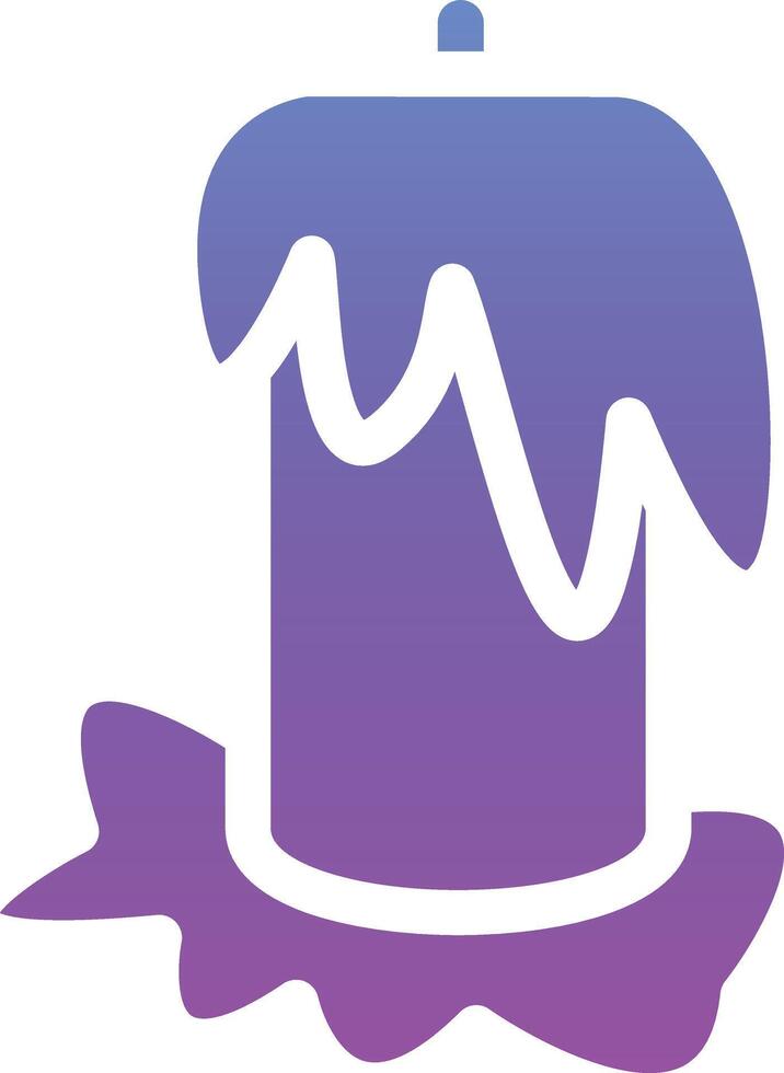 Scary Candle Vector Icon