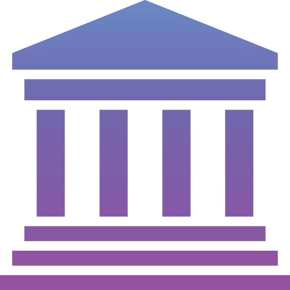 Greek Temple Vector Icon