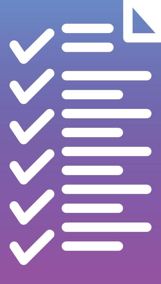 Checklist Vector Icon