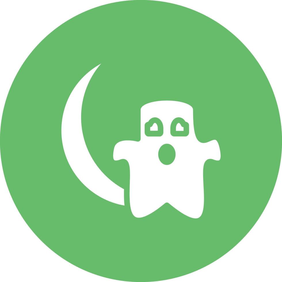 icono de vector de luna de halloween