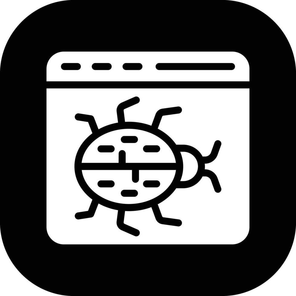 Website Bug Vector Icon Vector Icon