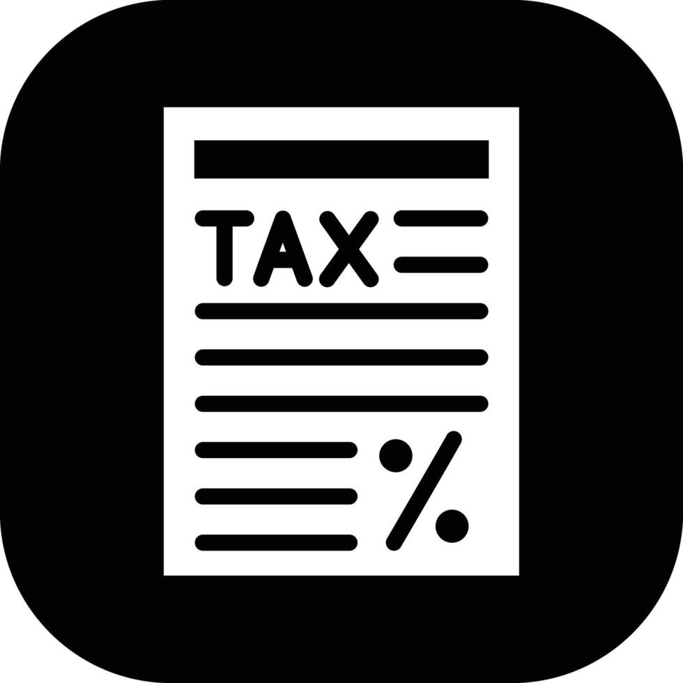 Tax Report Vector Icon