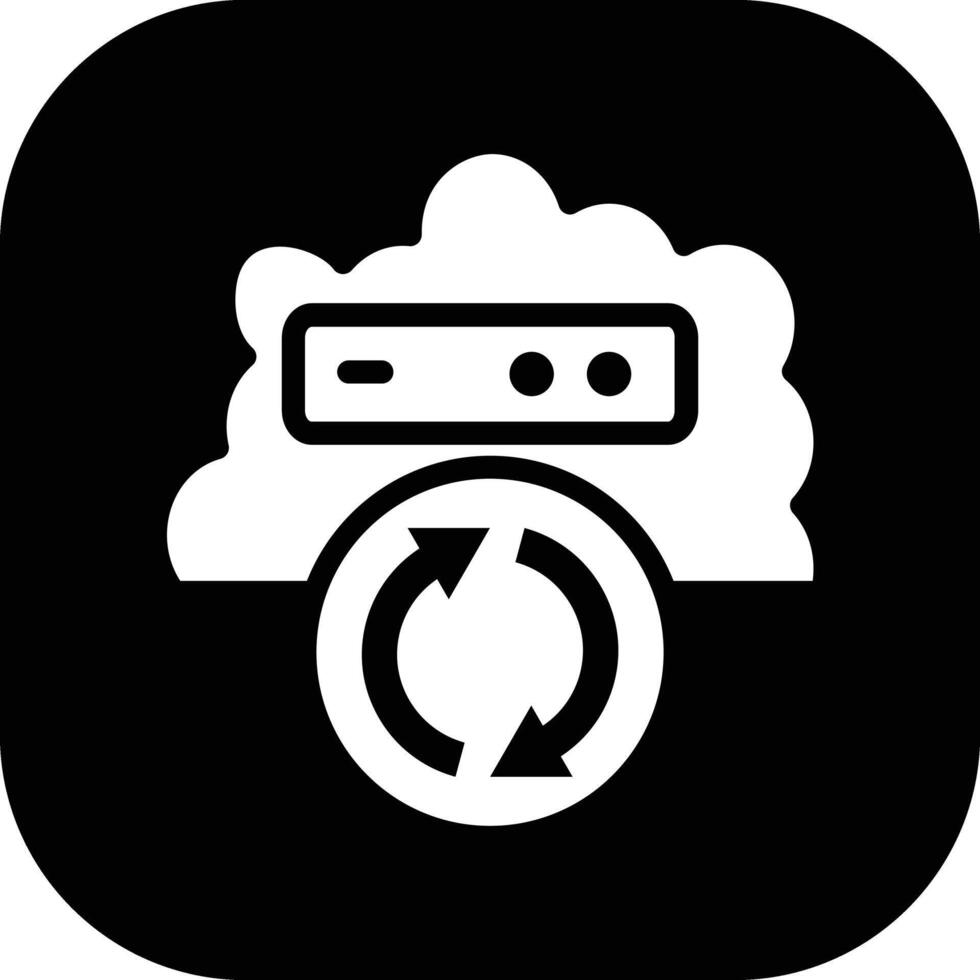 Cloud Backup Vector Icon