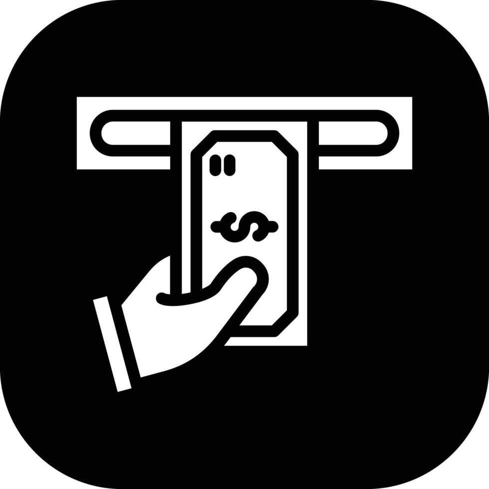 Cash Withdrawal Vector Icon