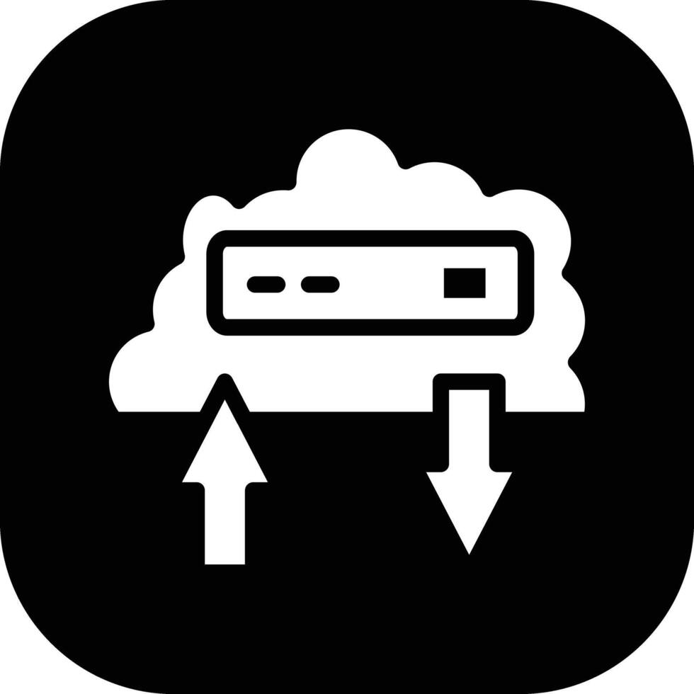 nube cambiar vector icono