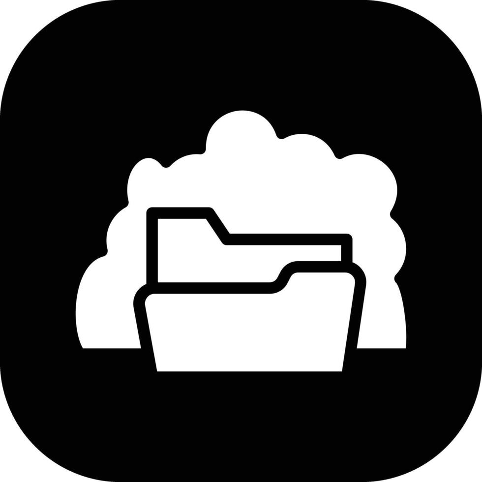 Cloud Folder Vector Icon