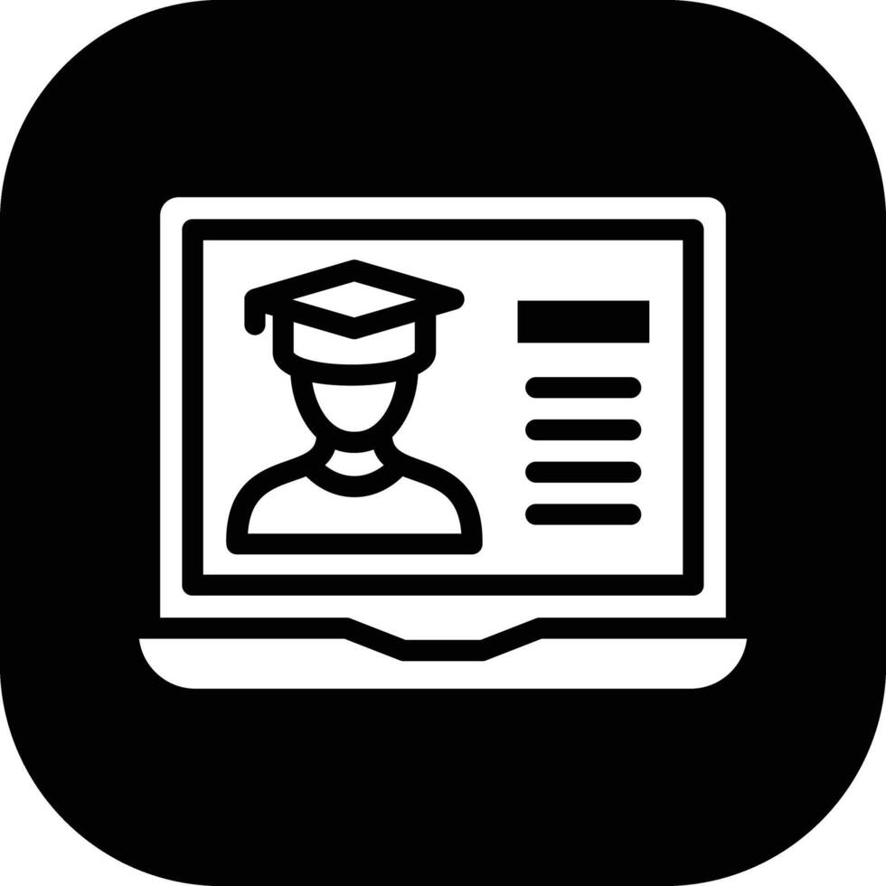 Student Log In Vector Icon