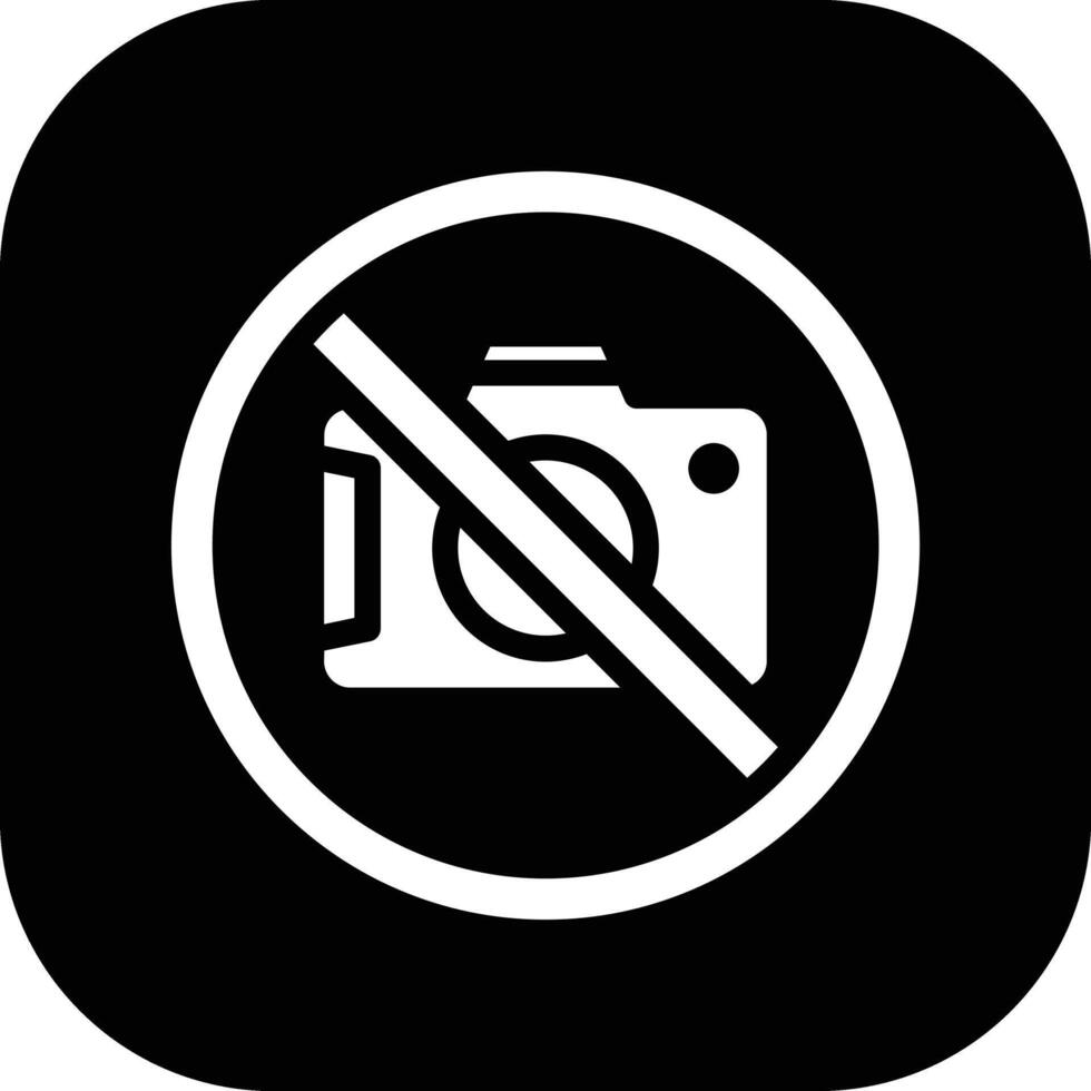 No fotos vector icono