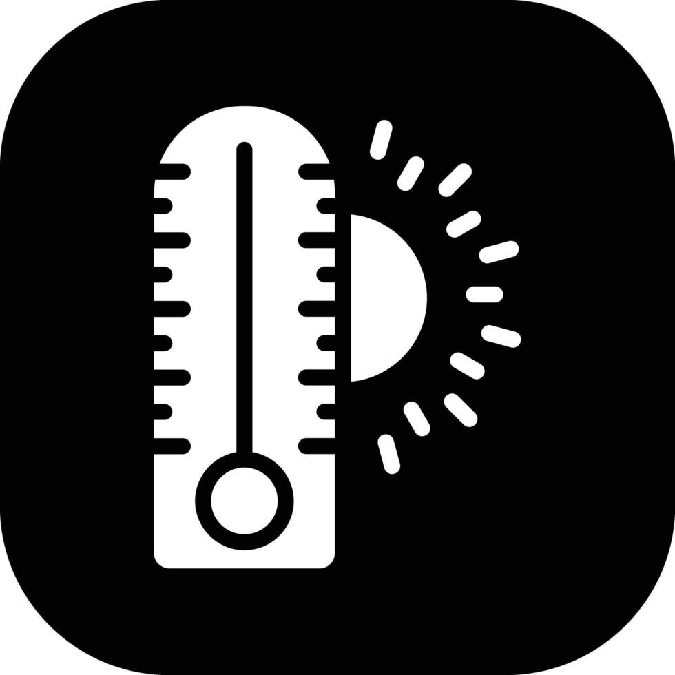 icono de vector de clima caliente