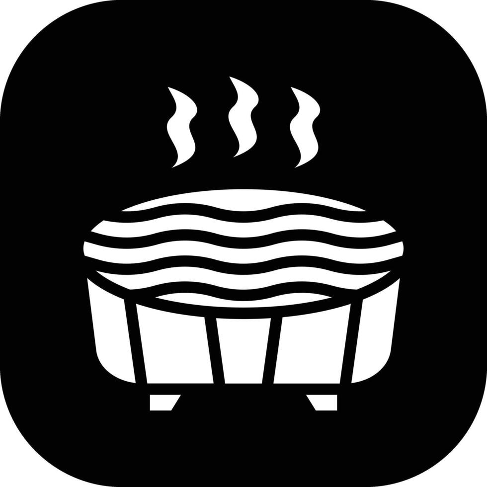Hot Tub Vector Icon