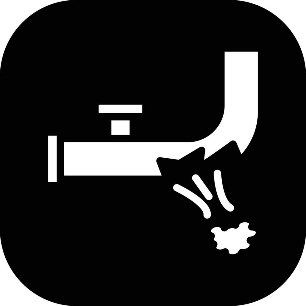 Gas Pipe Leak Vector Icon