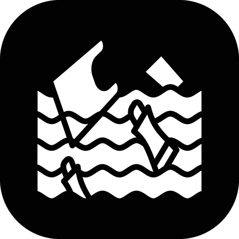 Water Pollution Vector Icon