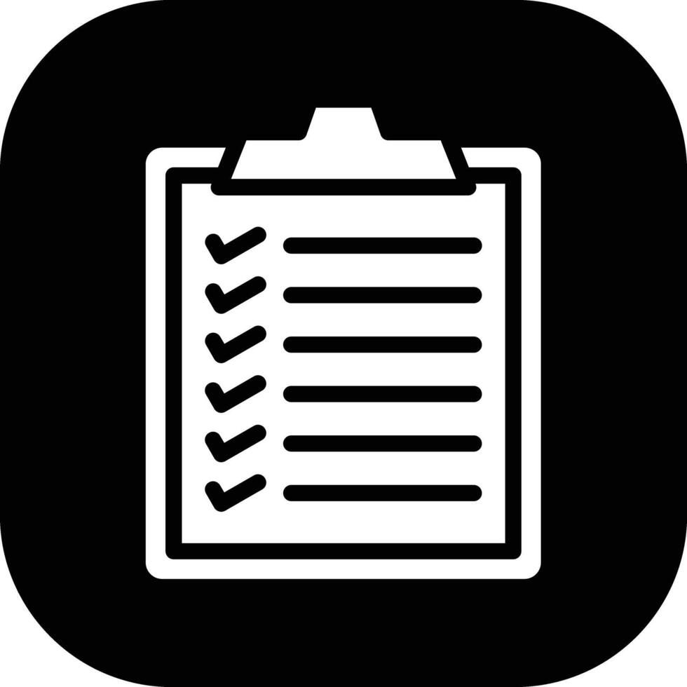 Tasks Checklist Vector Icon