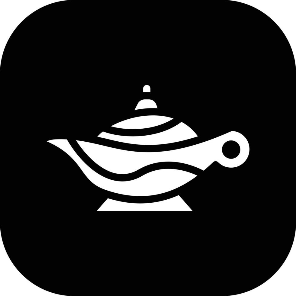 Arabian Magic Lamp Vector Icon