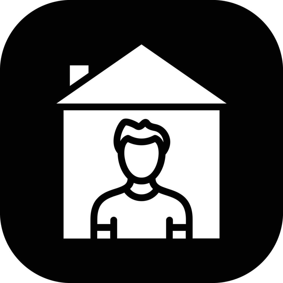 Stay Home Vector Icon