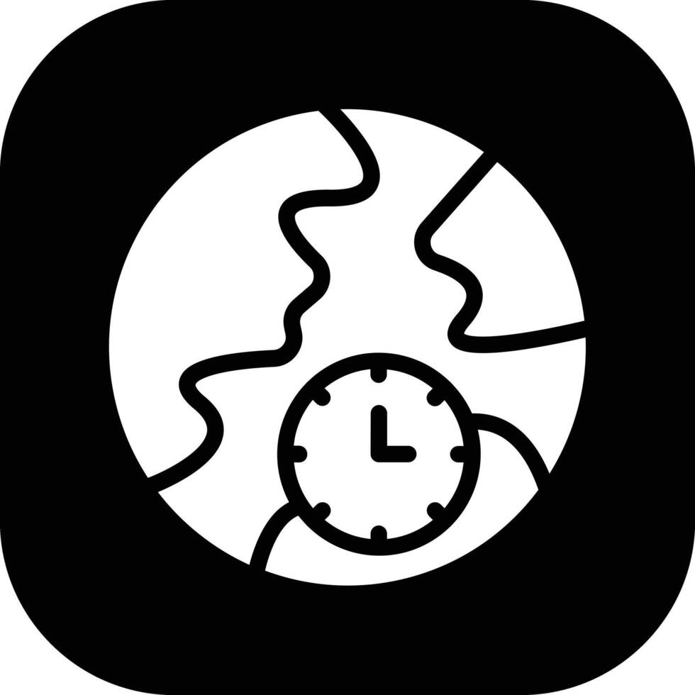 Time Zone Vector Icon
