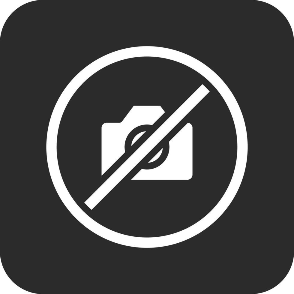 No Camera Vector Icon