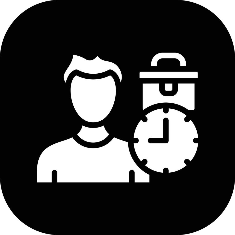 Work Time Vector Icon