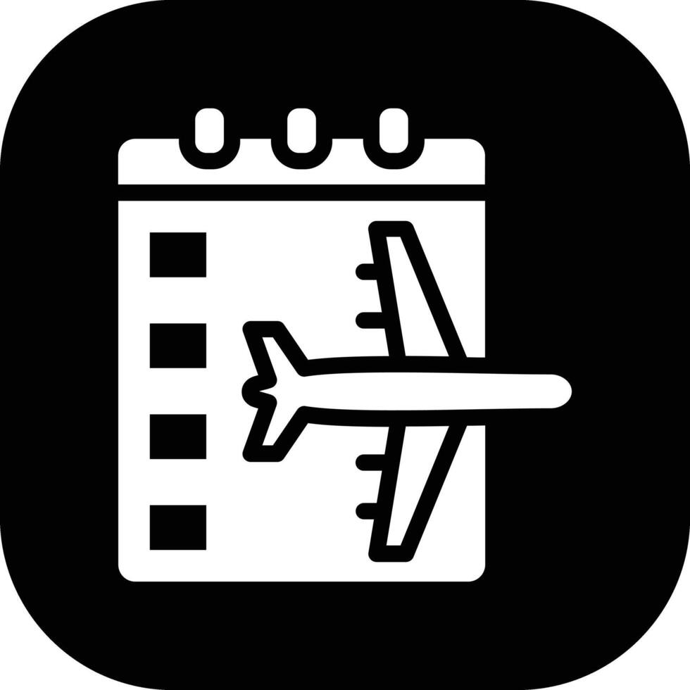 Travel Date Vector Icon