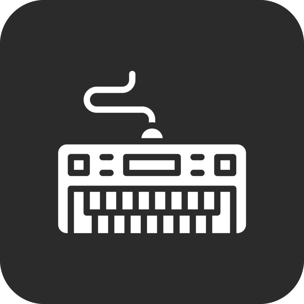 Piano keyboard Vector Icon