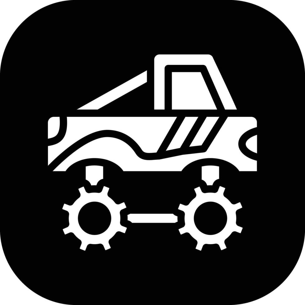 Race Truck Vector Icon