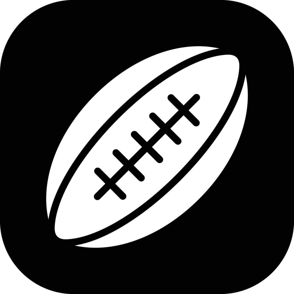 icono de vector de rugby