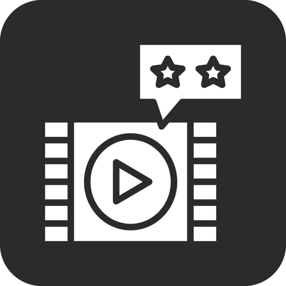 Movie Review Vector Icon