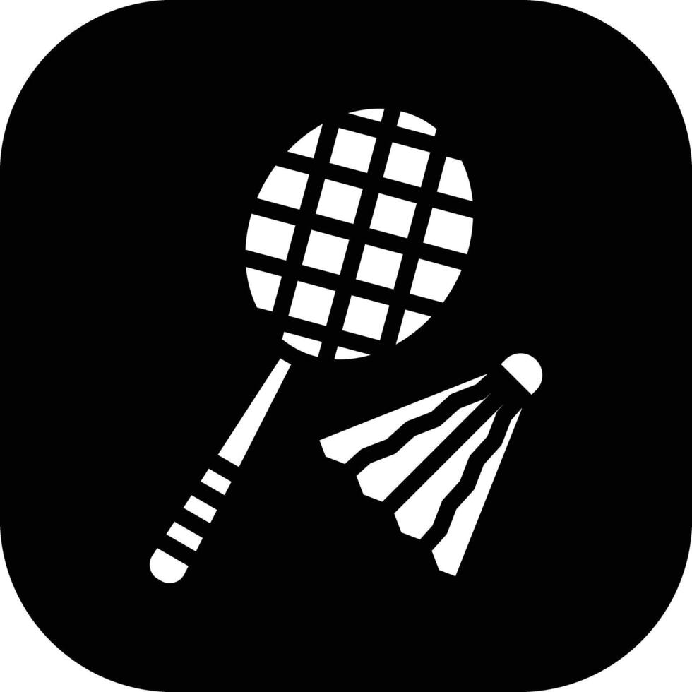 icono de vector de bádminton