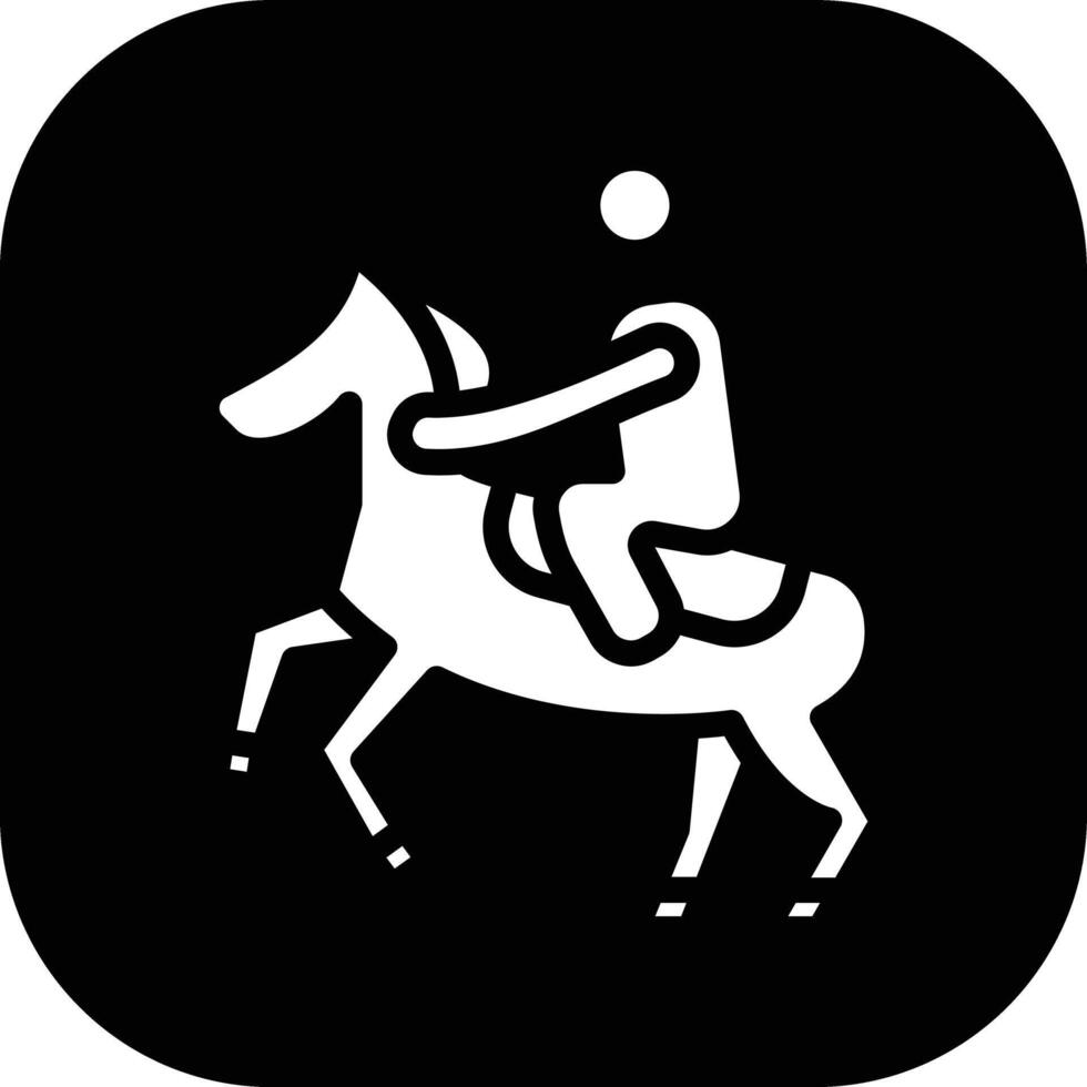 Horse Rider Vector Icon