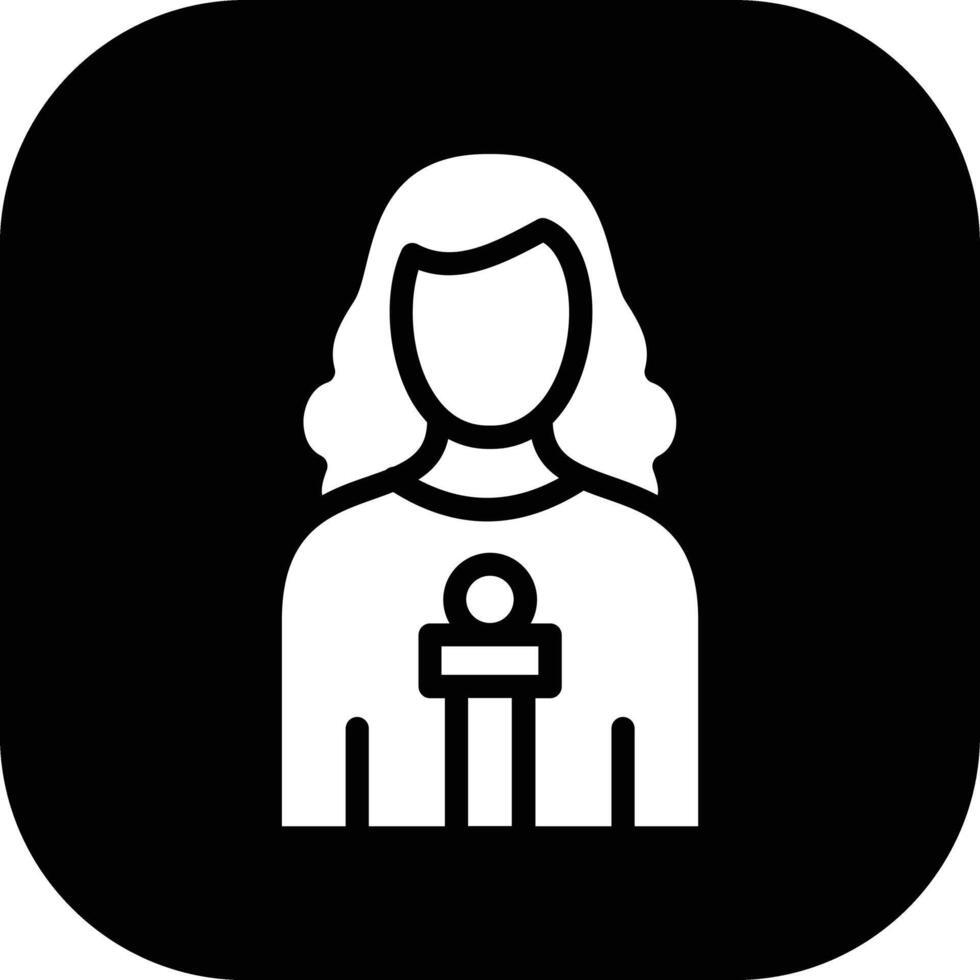 Woman Anchor Vector Icon