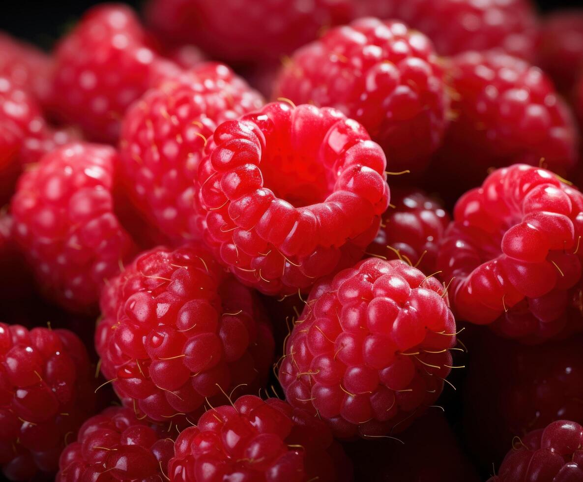AI generated raspberries and raspberries have all the good things going for them, photo