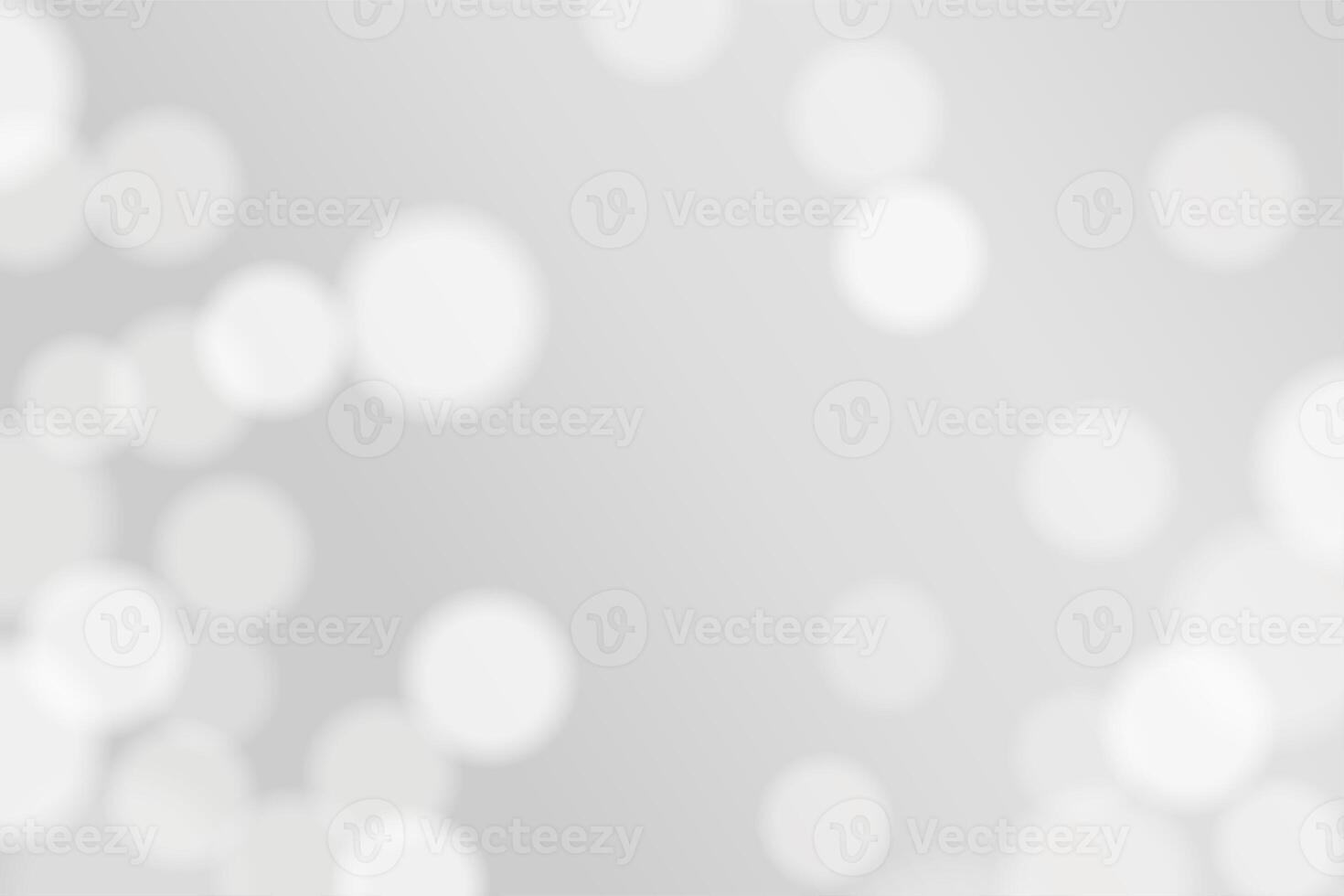 Light gray background. Abstract bokeh lights with soft light background photo