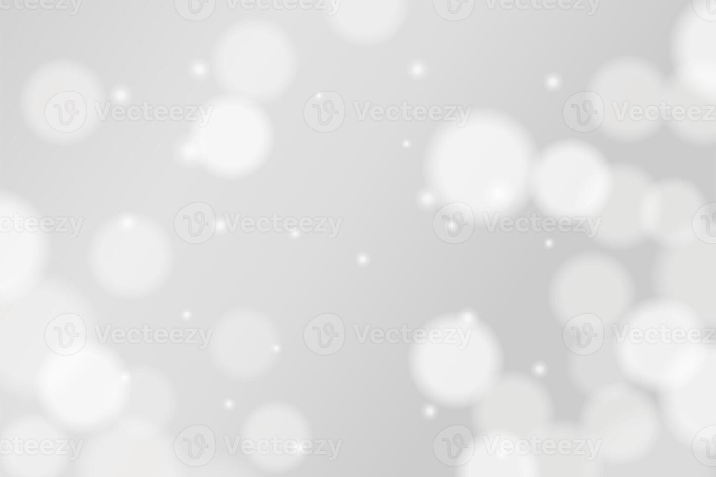 Light gray background. Abstract bokeh lights with soft light background photo