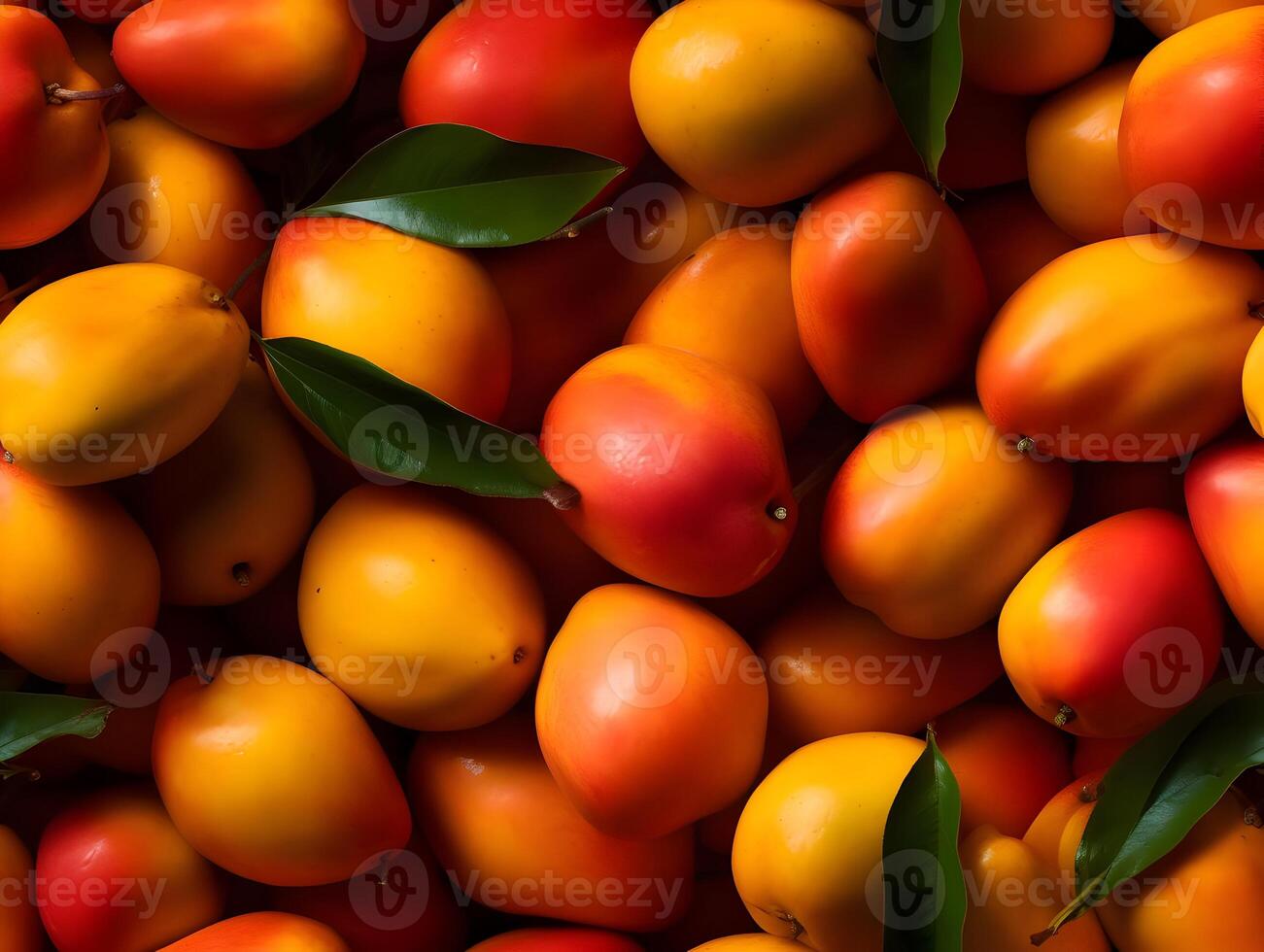 AI generated Lots of mangos food background. Food photo. High-resolution. AI Generative photo