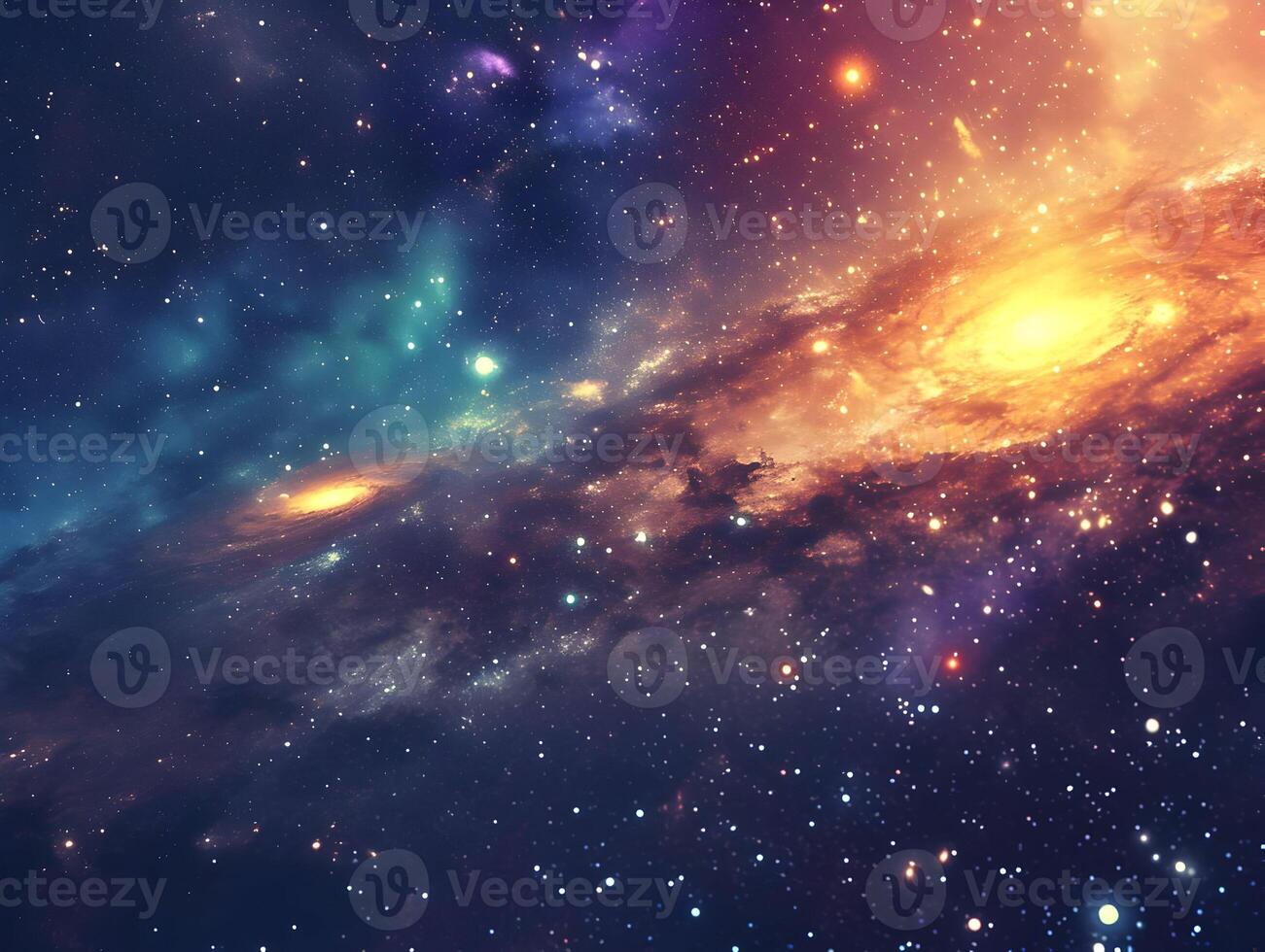 AI generated Stars is the Universe in the cosmos. High quality. AI Generative photo