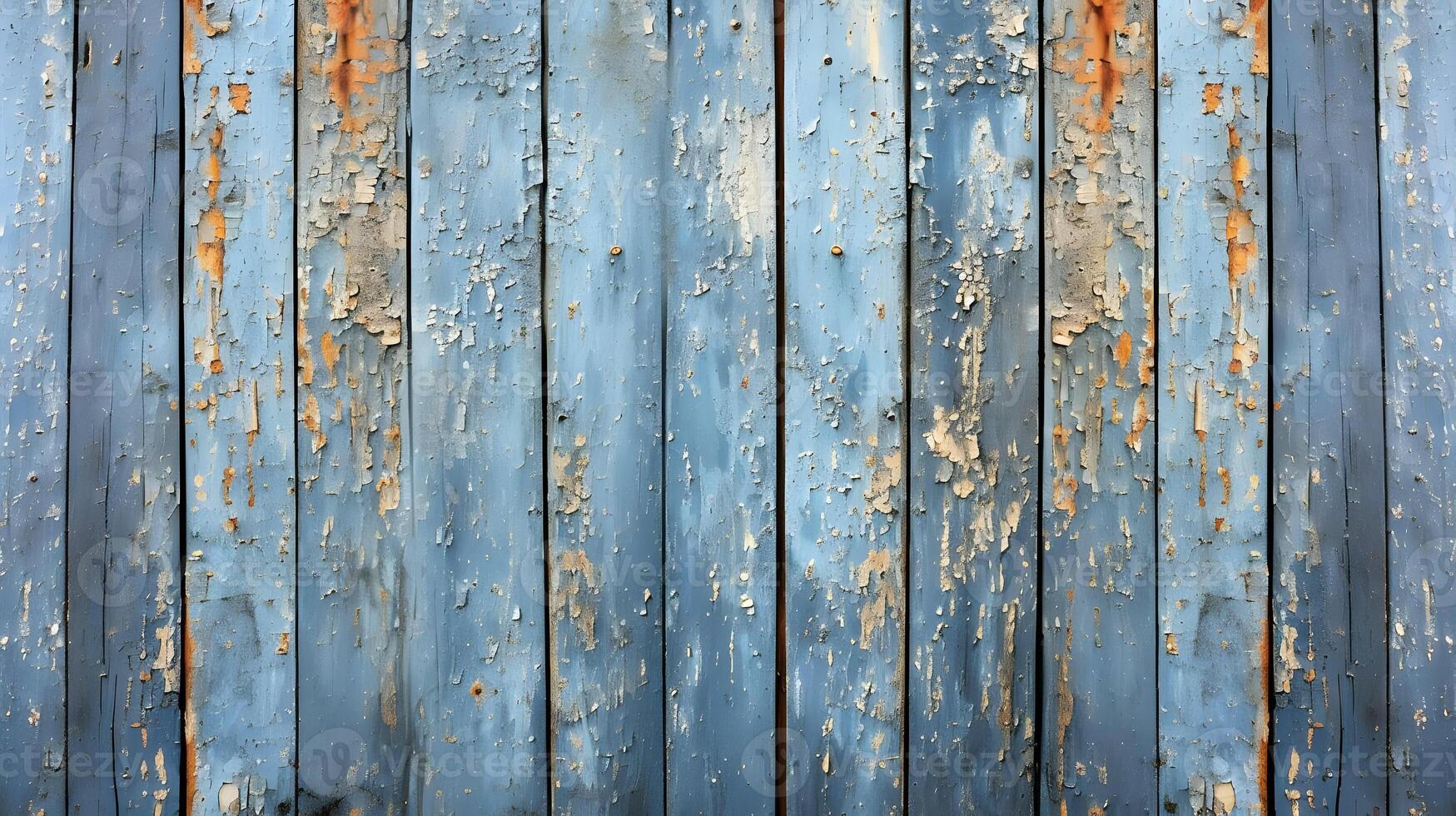 AI generated A large blue dragged wooden plank background. Vertical wooden boards. High quality. AI Generative photo