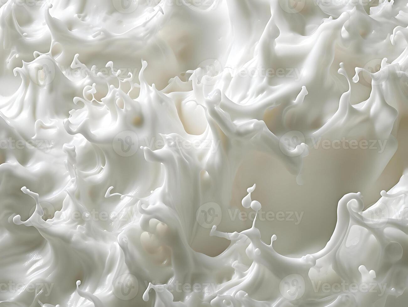 AI generated White foam close-up photo background. High-resolution. AI Generative