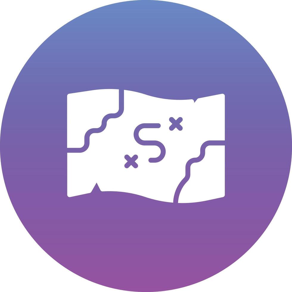 Pirate Map Vector Icon