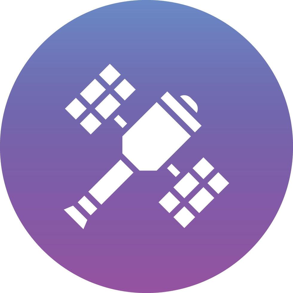 Hubble Telescope Vector Icon