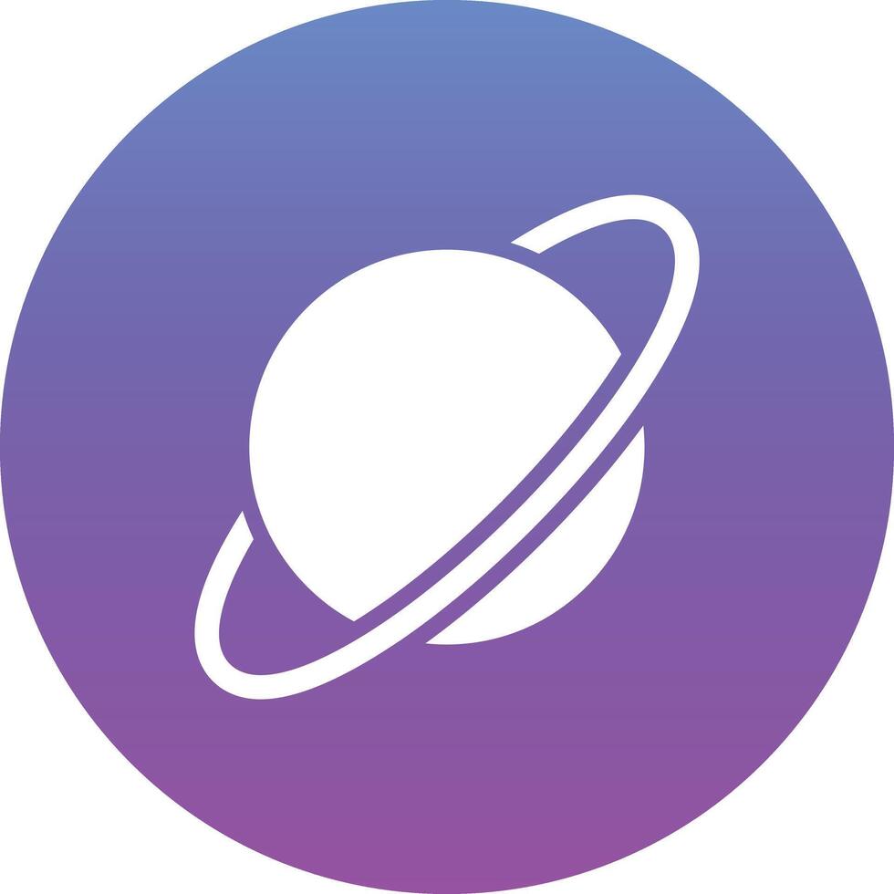 Saturn Vector Icon