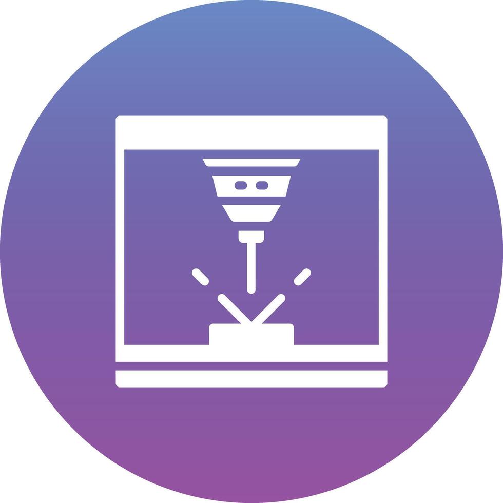 Plasma Laser Vector Icon
