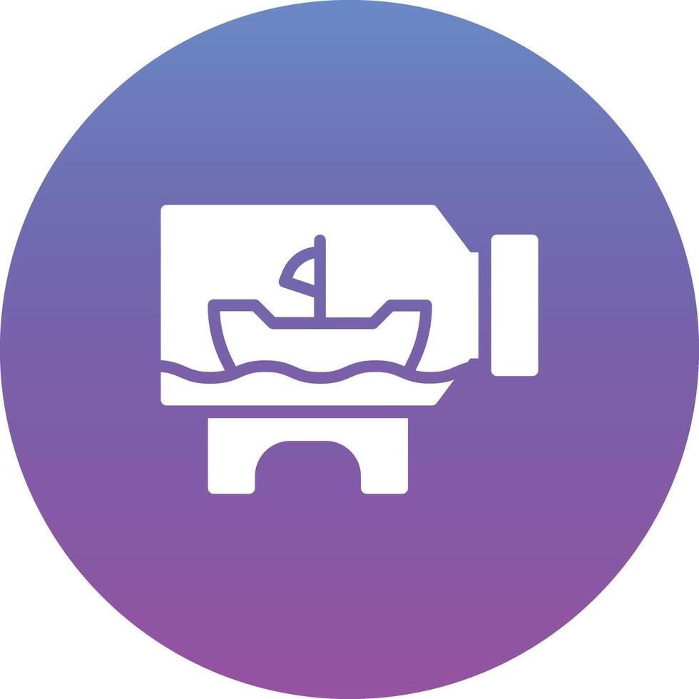Ship Bottle Vector Icon