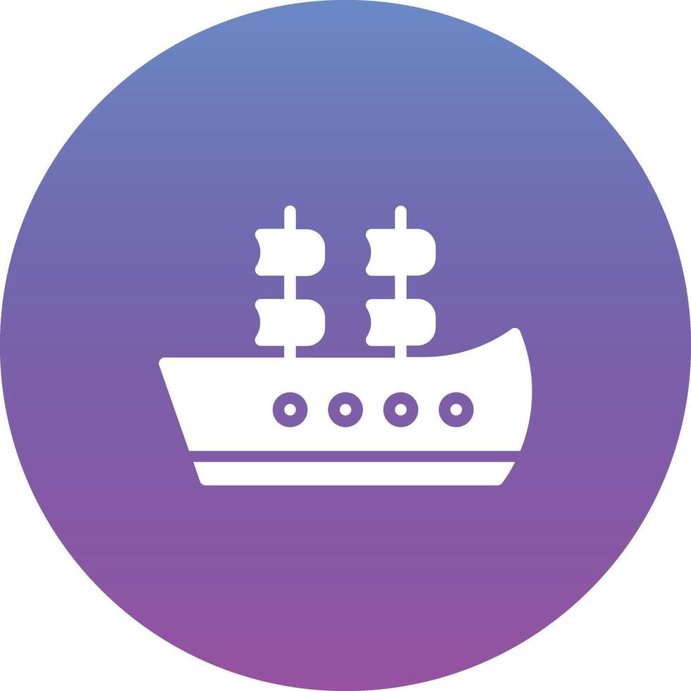 Galleon Vector Icon