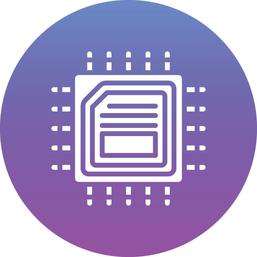CPU Processor Vector Icon