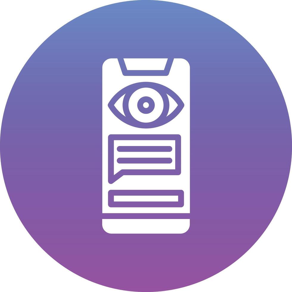 Chat Spyware Vector Icon