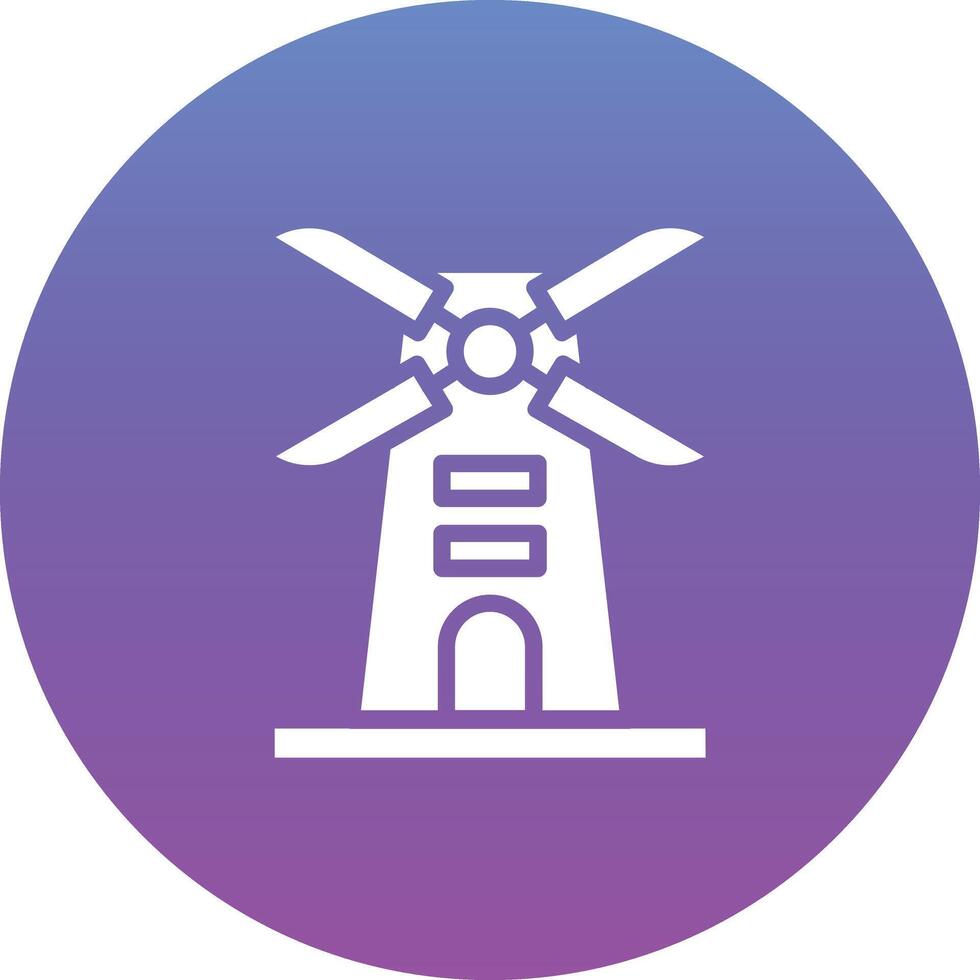 Windmill Vector Icon