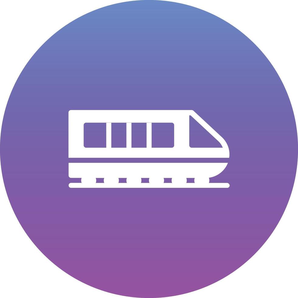 icono de vector de tren