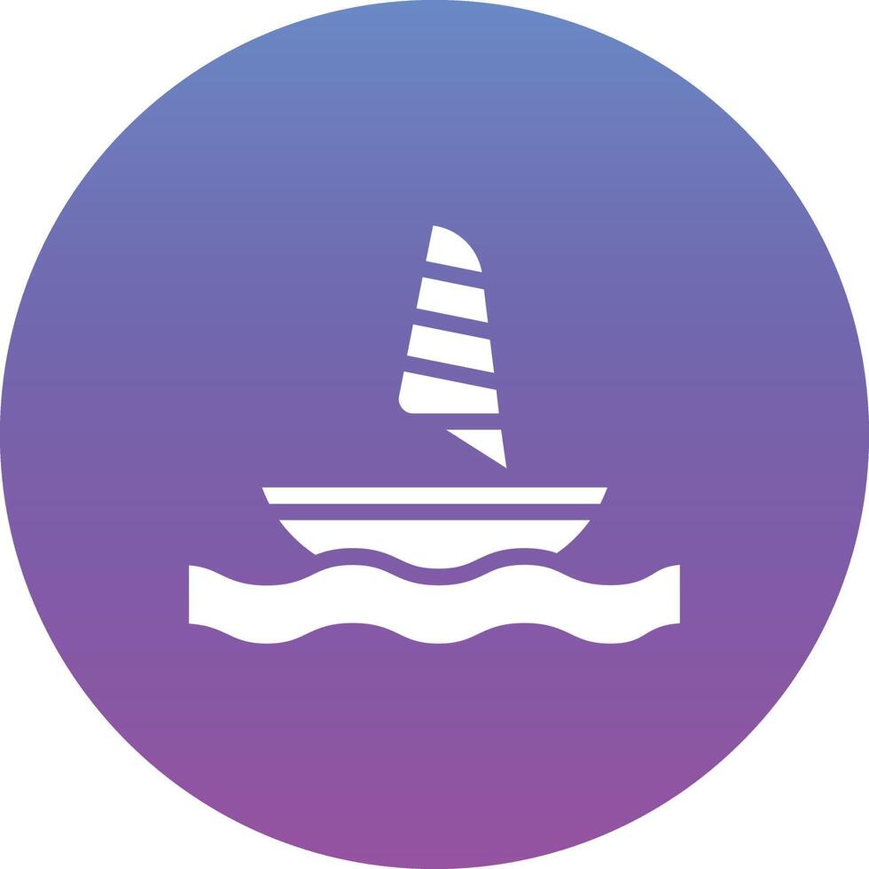 Windsurf Vector Icon